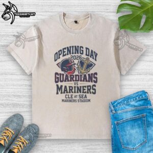 Top Guardians vs Mariners CLE At Sea 2026 sport washed t-shirt featuring vibrant team graphics and comfortable fit.