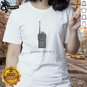 Alt Text: Premium Vertex Standard Vx-451 What The Fck Over Ladies Tee featuring stylish design and comfortable fit.