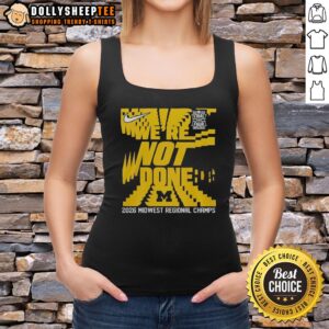 Awesome Michigan Wolverines Final Four 2026 Midwest Region Champs tank top showcasing team spirit and pride.