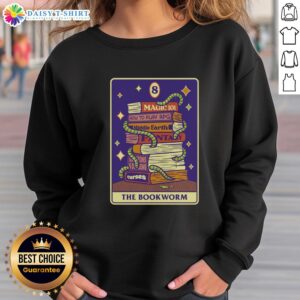 Awesome The Bookworm RPG Sweatshirt featuring a cozy design for gamers and book lovers, perfect for comfortable gaming sessions.