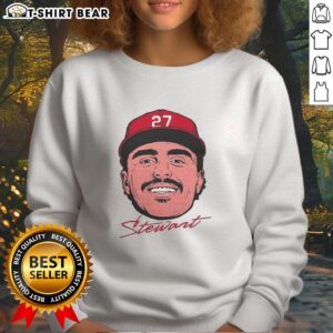 Premium Sal Stewart Cincinnati Reds MLB sweatshirt featuring big face signature design for stylish fan apparel.