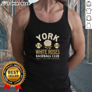 Good York White Roses Baseball Club Estd 1884 tank top featuring classic design and vibrant colors for fans.