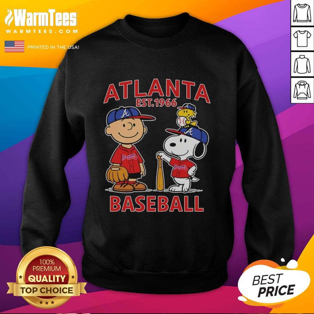 cute-charlie-brown-snoopy-and-woodstock-with-atlanta-braves-baseball-jersey-est-1961-sweatshirt Cute Charlie Brown, Snoopy, and Woodstock in Atlanta Braves baseball jersey sweatshirt, established 1961.