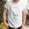 Cute June Chef Snoopy T-Shirt featuring Snoopy in a chef hat, perfect for dog lovers and cooking enthusiasts.