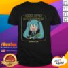 Alt Text: Cute Chibi Miku in surprised pose on a 'Leek Spin Intensifies' T-shirt, perfect for anime and Vocaloid fans.