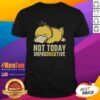 Alt Text: Cute Not Today Unproductive Pokemon Psyduck T-Shirt featuring a playful Psyduck design, perfect for casual wear.