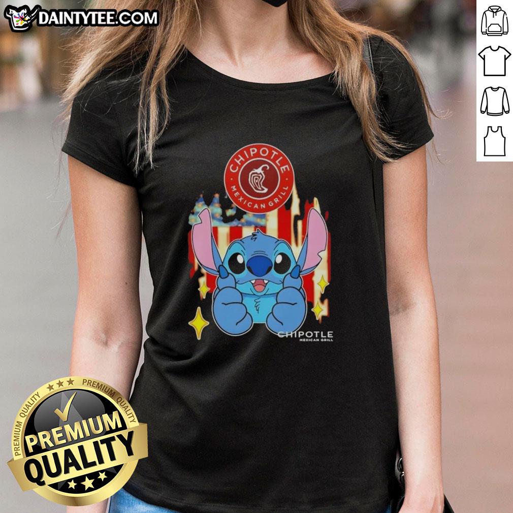 cute-stitch-like-chipotle-mexican-grill-usa-flag-ladies-tee Cute Stitch-like Chipotle Mexican Grill USA Flag Ladies Tee featuring vibrant colors and a stylish design.