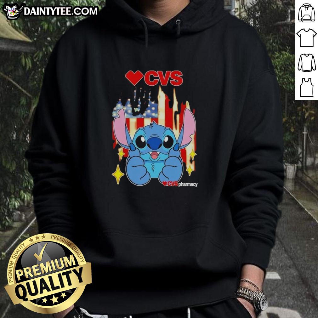 cute-stitch-like-cvs-pharmacy-usa-flag-hoodie Alt Text: Cute Stitch-like CVS Pharmacy USA flag hoodie, featuring vibrant colors and a stylish design perfect for casual wear.