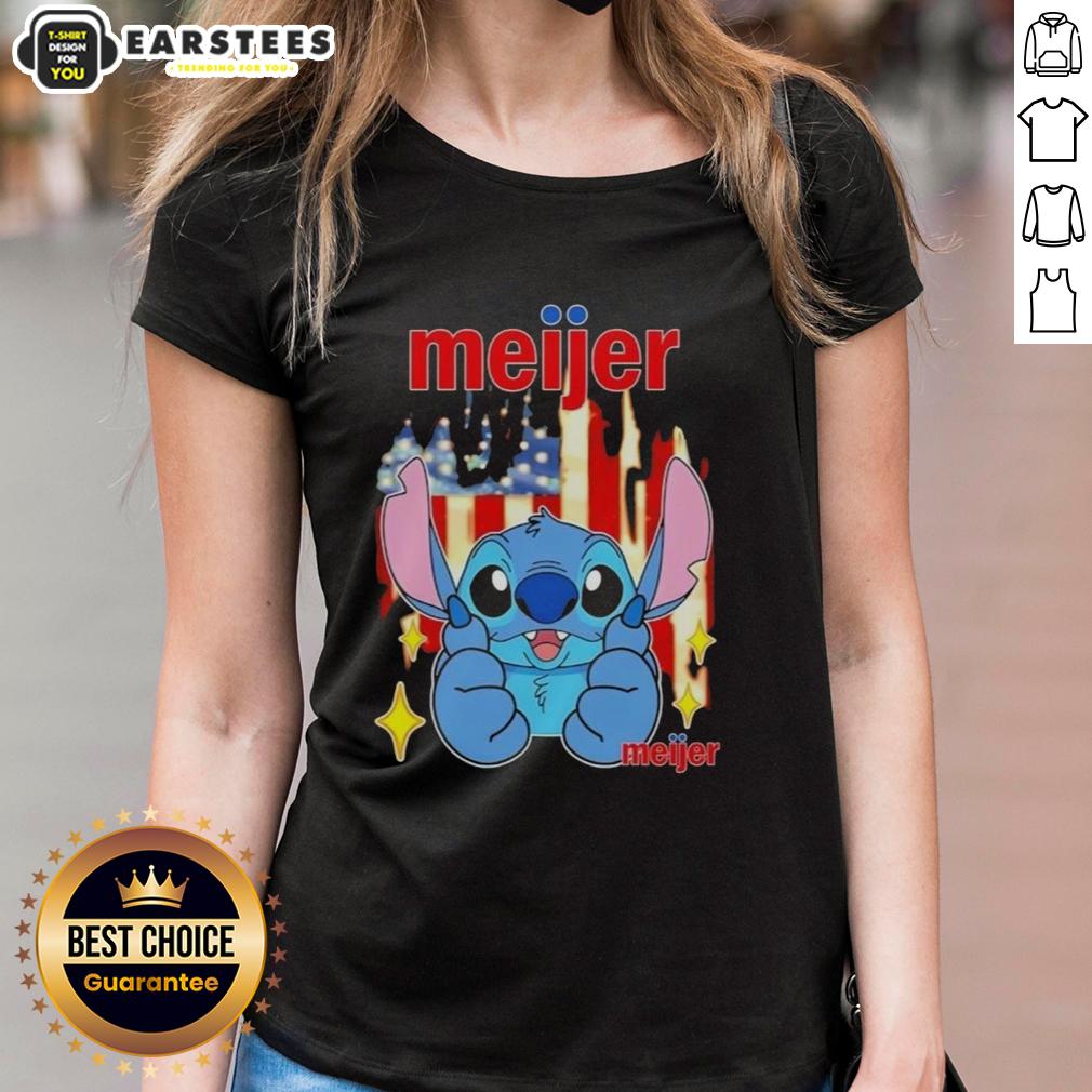 cute-stitch-like-meijer-usa-flag-ladies-tee Cute Stitch Like Meijer USA Flag Ladies Tee featuring vibrant colors and a stylish design for patriotic fashion.