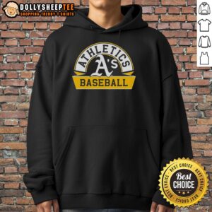 Good Oakland Athletics Phase Banner Arch Hoodie featuring bold team colors and logo, perfect for fans and casual wear.