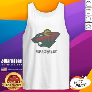 Alt Text: Pretty Minnesota Wild NHL 2026 Stanley Cup Playoffs tank top showcasing team spirit and style for fans.