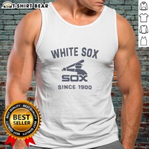 Official Chicago White Sox Cooperstown Duster Tank Top featuring team logo and vintage design for baseball fans.