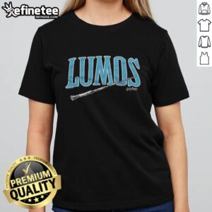 Pretty Lumos Harry Potter Ladies Tee featuring a stylish design inspired by the magical world of Hogwarts.