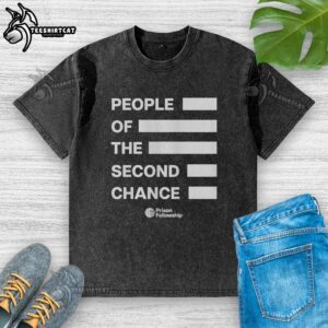 Alt Text: Premium People Of The Second Chance washed t-shirt in soft cotton, featuring a casual, stylish design for everyday wear.