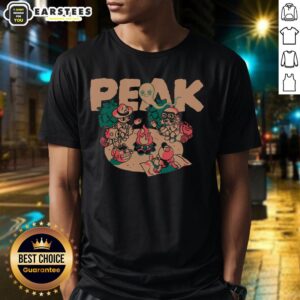 Awesome Peak Happy Campers T-Shirt featuring a vibrant camping design, perfect for outdoor enthusiasts and adventure lovers.