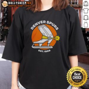 Official Denver Spurs Est 1968 Ladies Tee featuring stylish design and comfortable fit for fans.