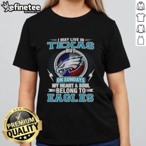 Alt Text: Pretty Philadelphia Eagles ladies tee for fans in Texas, showcasing pride for the Eagles on Sundays.