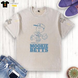 Top Charlie Brown X Los Angeles Dodgers Mookie Betts T-Shirt - Image 6