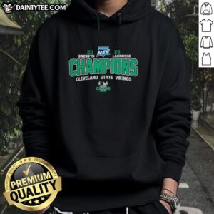 Official NCAA Cleveland State Vikings 2026 Northeast Conference Tournament Champions Hoodie in team colors.