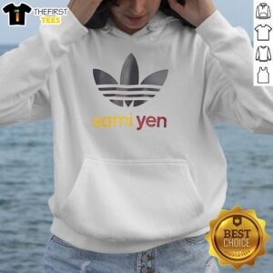 Top Sami Yen logo parody hoodie featuring a creative design, perfect for fans of unique streetwear fashion.