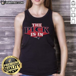 Alt Text: Hot New England Patriots pick is in tank top, showcasing team spirit and style for football fans.