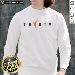 Hot WNBA 30th Anniversary Parody Sweatshirt featuring bold graphics and vibrant colors celebrating women's basketball.