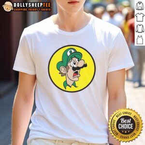 Funny Luig-Ee's T-shirt featuring a playful design inspired by the iconic character, perfect for fans of video games.