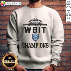 Columbia Lions Division I Women's Bit Champions sweatshirt featuring team colors and logo, perfect for fans.
