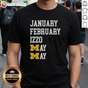 Hot Michigan Wolverines T-Shirt featuring Izzo design for January and February sports fans, perfect for game day.