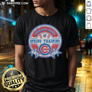 Alt Text: Top Chicago Cubs Spring Training 2026 '47 Cowboy MLB Vintage T-Shirt featuring classic design and team logo.