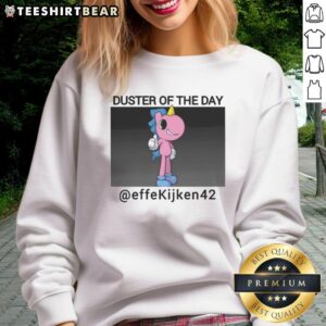 Cozy Nice Unicorn Fart Dust of the Day sweatshirt featuring a colorful unicorn graphic and whimsical text design.