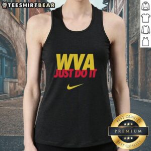 Top Wout Van Aert Just Do It tank top featuring vibrant design, perfect for cycling fans and sports enthusiasts.