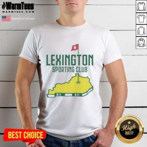 Good Lexington Sporting Club Golf T-Shirt featuring a stylish design perfect for golf enthusiasts and team supporters.