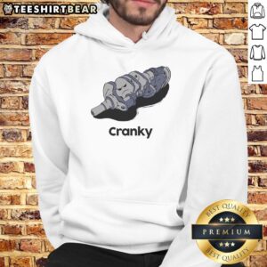 Funny Mr. Cranky VI hoodie featuring a playful design, perfect for casual wear and humor enthusiasts.