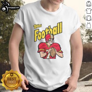Good Topps Football Quarterback T-Shirt featuring a stylish design perfect for football fans and players alike.