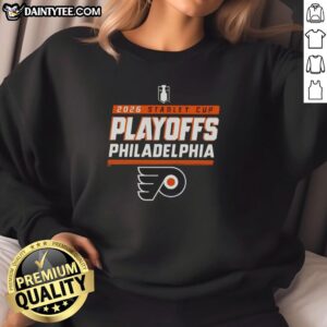 Top Philadelphia Flyers NHL Stanley Cup Playoffs 2023 sweatshirt featuring team logo and vibrant colors for fans.