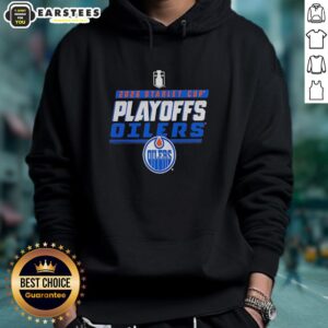 Alt Text: Awesome Edmonton Oilers NHL Stanley Cup Playoffs 2026 Retro Hoodie featuring classic team colors and logo.
