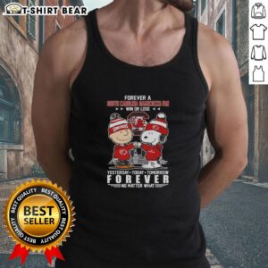 Official South Carolina Gamecocks Snoopy and Charlie Brown tank top, celebrating loyalty as a fan win or lose.