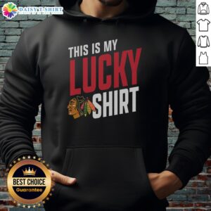 Top Chicago Blackhawks hoodie featuring bold team logo, perfect for fans showcasing their lucky game day style.