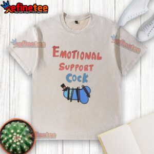 Top Emotional Support Cock T-Shirt - Image 2