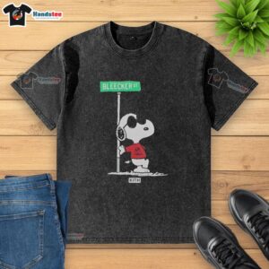 Official Snoopy Kith for Peanuts Joe Cool street washed t-shirt featuring a stylish graphic of Snoopy in a cool design.