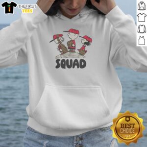 Good Peanuts 3/4 Sleeve Raglan Baseball Squad Hoodie featuring a stylish design and comfortable fit for fans.