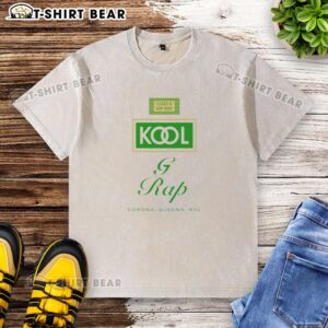 Alt Text: Pretty Kool G Rap Class A Hip Hop washed t-shirt featuring vibrant graphic design and classic fit for stylish casual wear.