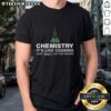 Alt Text: Funny Chemistry t-shirt design featuring the phrase It's like cooking, just don't lick the spoon for science lovers.