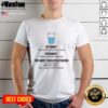 Funny Half-Full Logic T-Shirt featuring a humorous graphic about optimism and perspective on a casual tee.