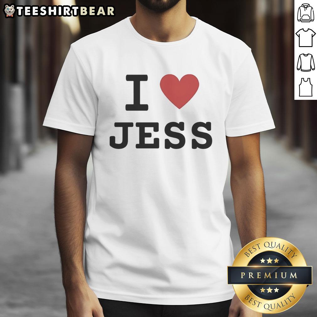 funny-i-love-jess-t-shirt Funny I Love Jess T-Shirt featuring a humorous graphic design, perfect for showing love and appreciation for Jess.