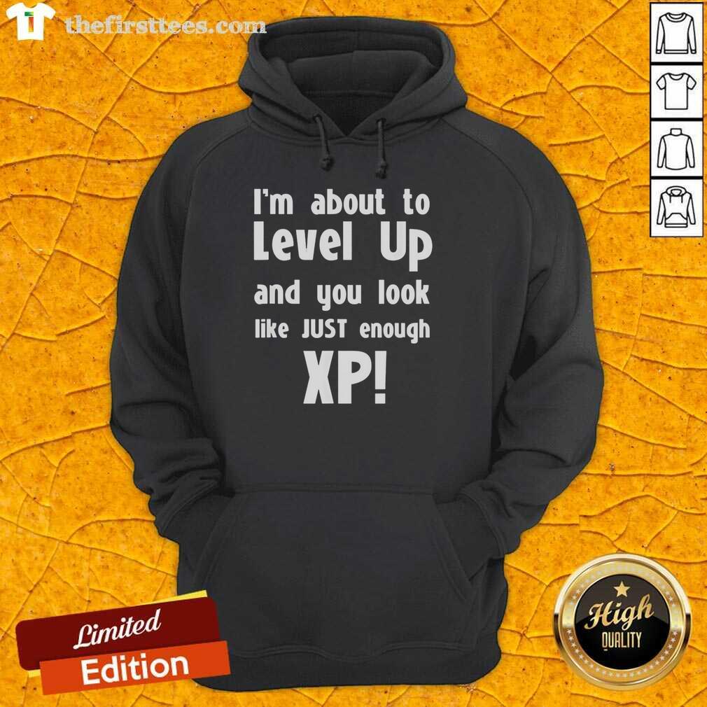 funny-im-about-to-level-up-and-you-look-like-just-enough-xp-hoodie Funny I'm About To Level Up And You Look Like Just Enough XP T-Shirt - Image 2
