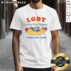 Funny LGBT Let's Get Biting These Hot Dogs T-shirt featuring vibrant graphics and playful text for a fun, inclusive vibe.