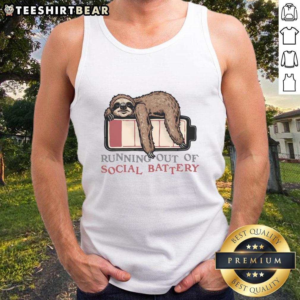 funny-running-out-of-social-battery-tank-top Funny running out of social battery tank top design featuring a playful graphic and vibrant colors for social enthusiasts.