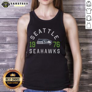 Awesome Seattle Seahawks Heritage Print Tank Top featuring bold team colors and logo, perfect for fans and warm weather wear.